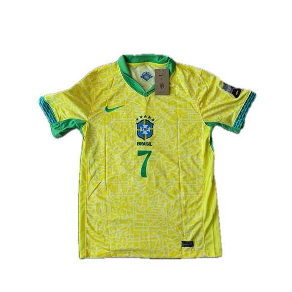 Soccer Jersey Brazil Vini Jr #7 Copa America | L - Picture 2 of 5